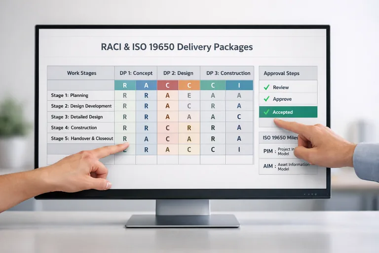 RACI tablosuyla teslimat sorumluluğunu netleştirmek RACI tablosu ile teslimat paketleri ve onay adımlarını aynı sayfada birleştiren proje yönetimi çıktısı