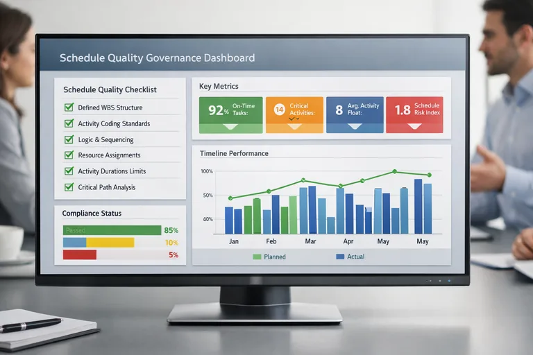 PMO kalite kontrol paneliyle standardı yaşatmak PMO kontrol listesiyle WBS ve aktivite uyumunu takip eden yönetim paneli ve denetim yaklaşımı